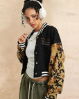 Trendy Women's Color Block Cardigan for Fall