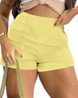 High-Waisted Casual Shorts for Women