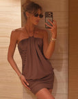 Sexy Halter Neck Mini Dress for Women