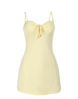 Summer A-Line Cami Dress with Tie Design