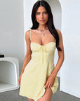 Summer A-Line Cami Dress with Tie Design