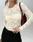 Elegant Lace Long Sleeve Top for Women