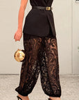 Lace Wide Leg Pants for Women