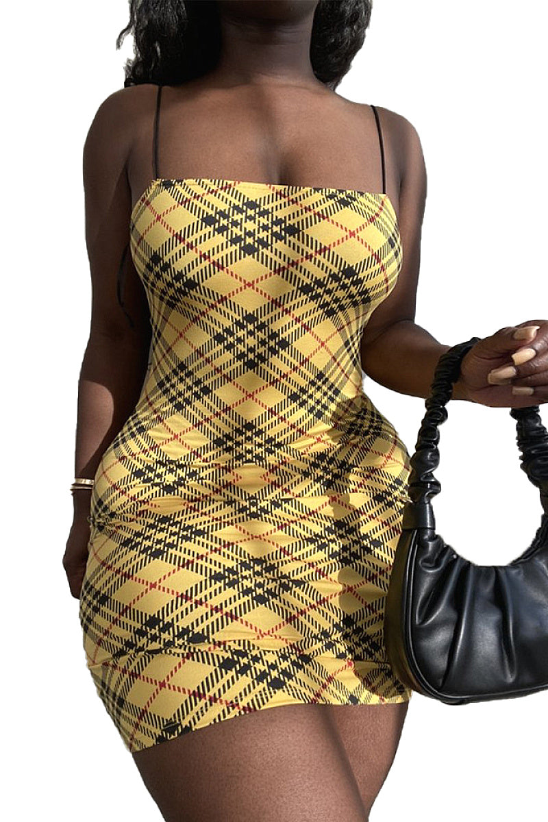 Summer Casual Strappy Bodycon Dress