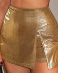 2026 Spring Women's Trendy Metallic Skirt Pants