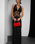 Summer Elegant Lace Backless Long Dress