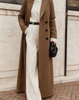 2026 Autumn Winter Women's Long Solid Color Coat