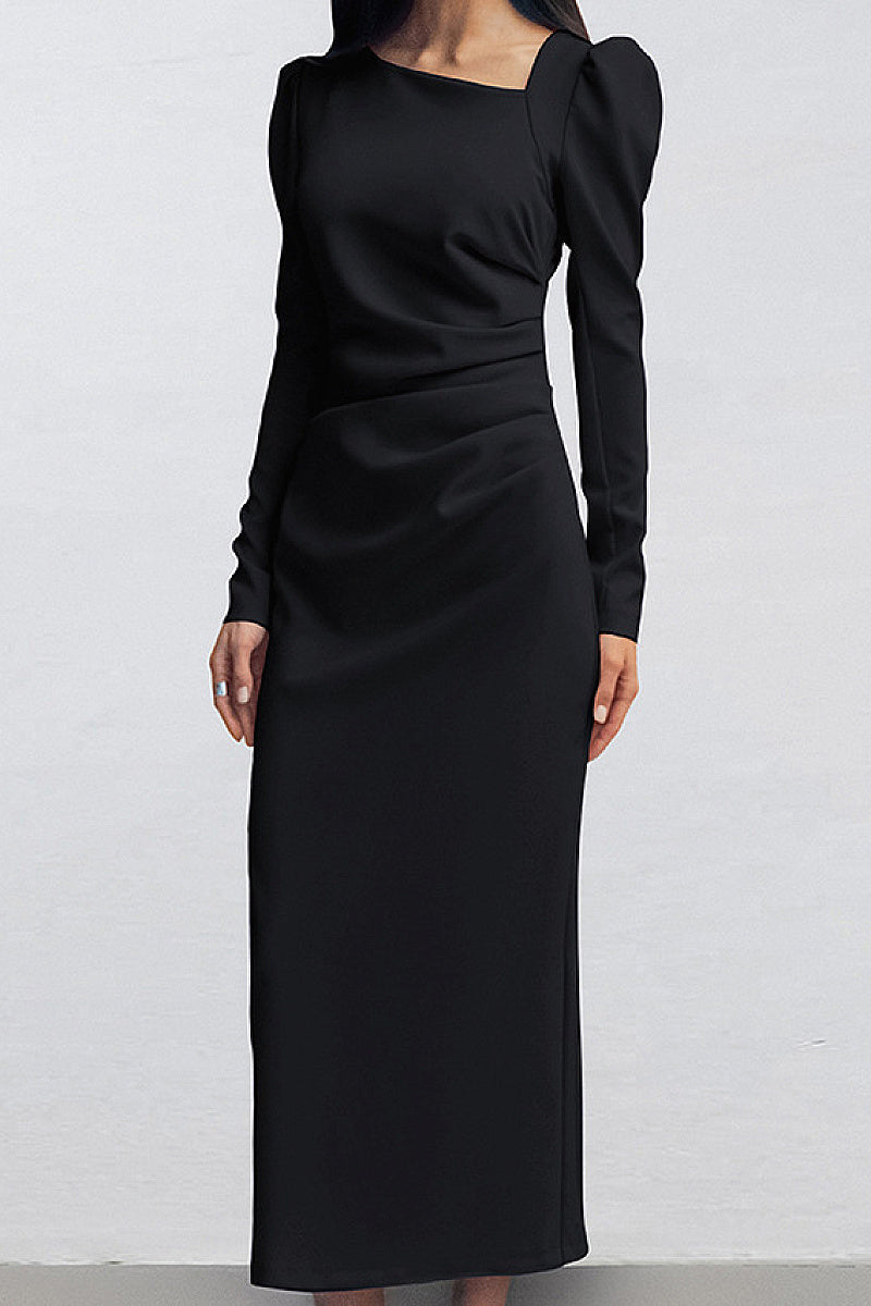 Chic Long Sleeve Dress for Office Wear