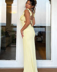 Sexy Ruffled Tie Waist Dress for Women