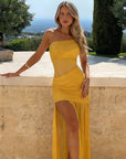 Summer Beach Travel Asymmetrical Dress