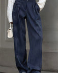 High Waist Straight Leg Wide Leg Pants for Women