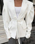 Elegant V-Neck Blazer for Women
