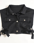 Trendy Women's Casual Vest with Button Closure