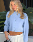 Casual Solid Color Cardigan Sweater for Women