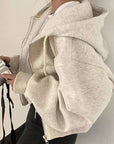 Stylish Warm Hooded Sweatshirt for Women