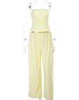 Casual Summer Pants Set with Sleeveless Top