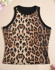 Summer Women's Sexy Crop Top with Leopard Print