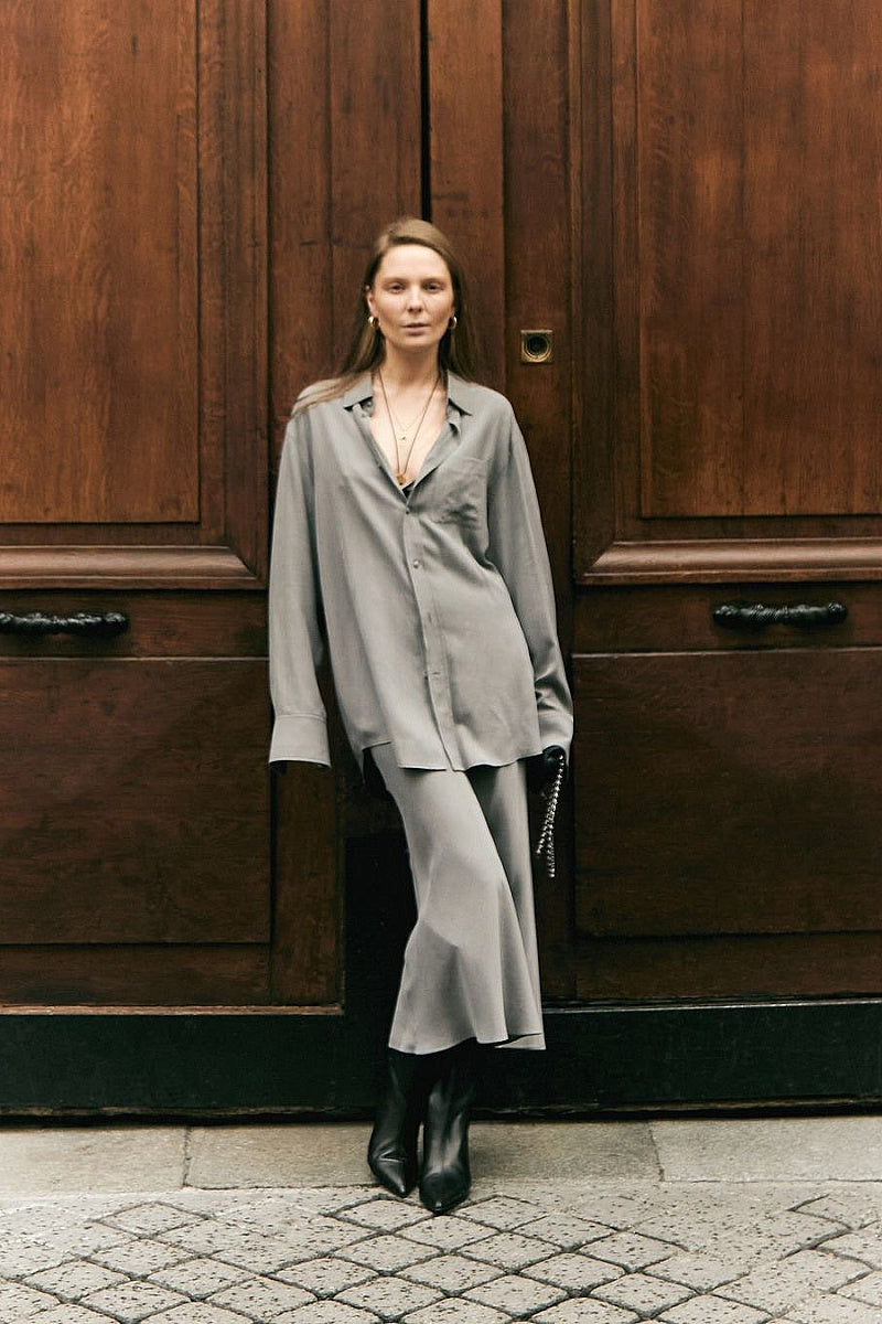Casual Women's Cardigan and Long Skirt Set
