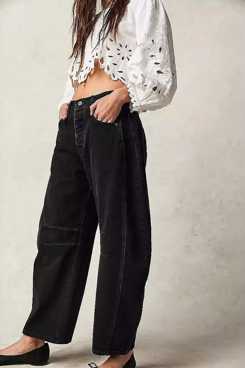 Casual Loose Wide Leg Jeans for Women