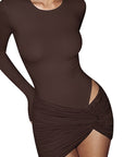Slim Fit Hollow Out Two-Piece Set for Women
