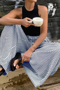 Blue with Black Stripes