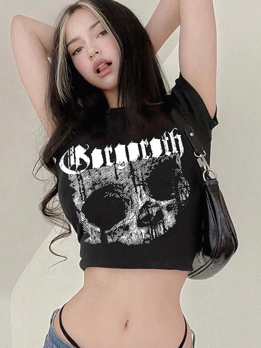 Trendy Short Sleeve Crop Top for Women