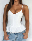 Sexy Waist-Cinching Cami Top for Summer