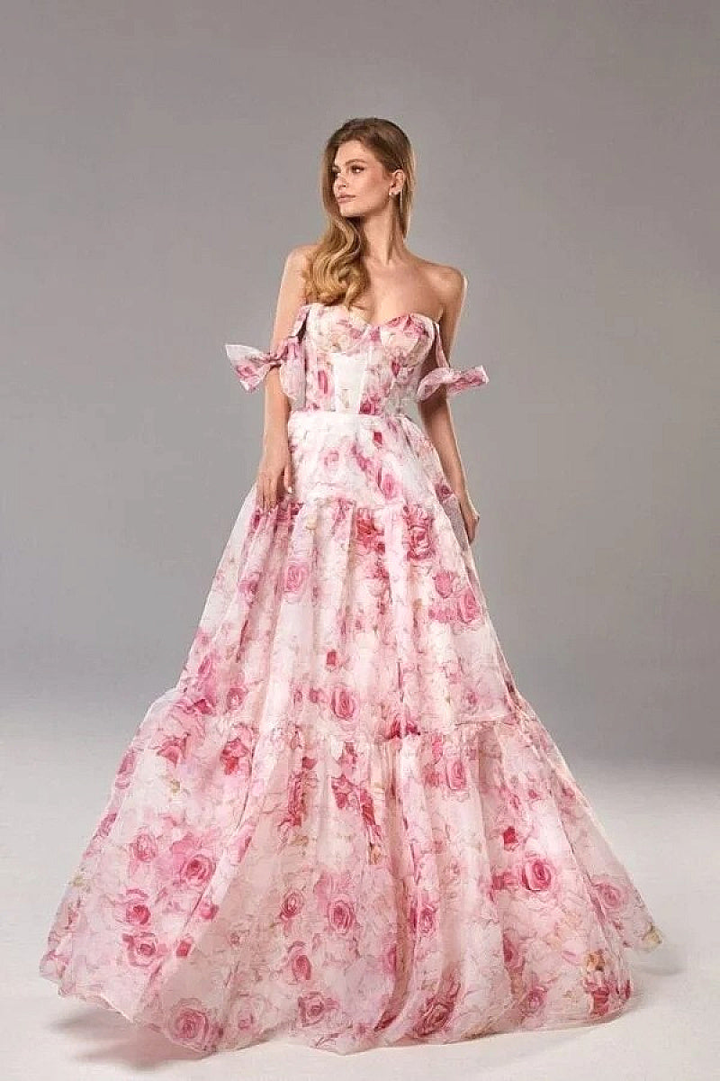 Elegant Off-Shoulder Long Dress for Women