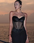 Chic Strapless Top with Bust Pads