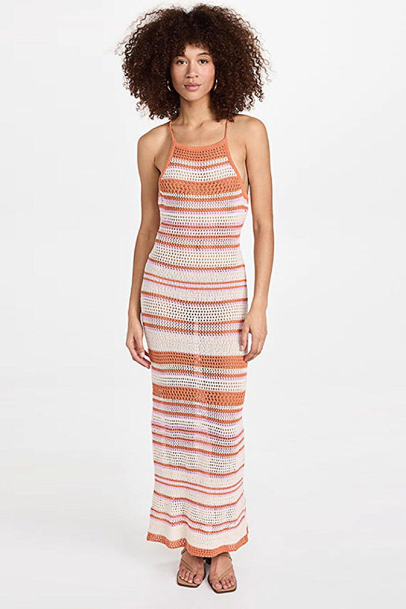 Sexy Hollow Out Backless Dress for Women