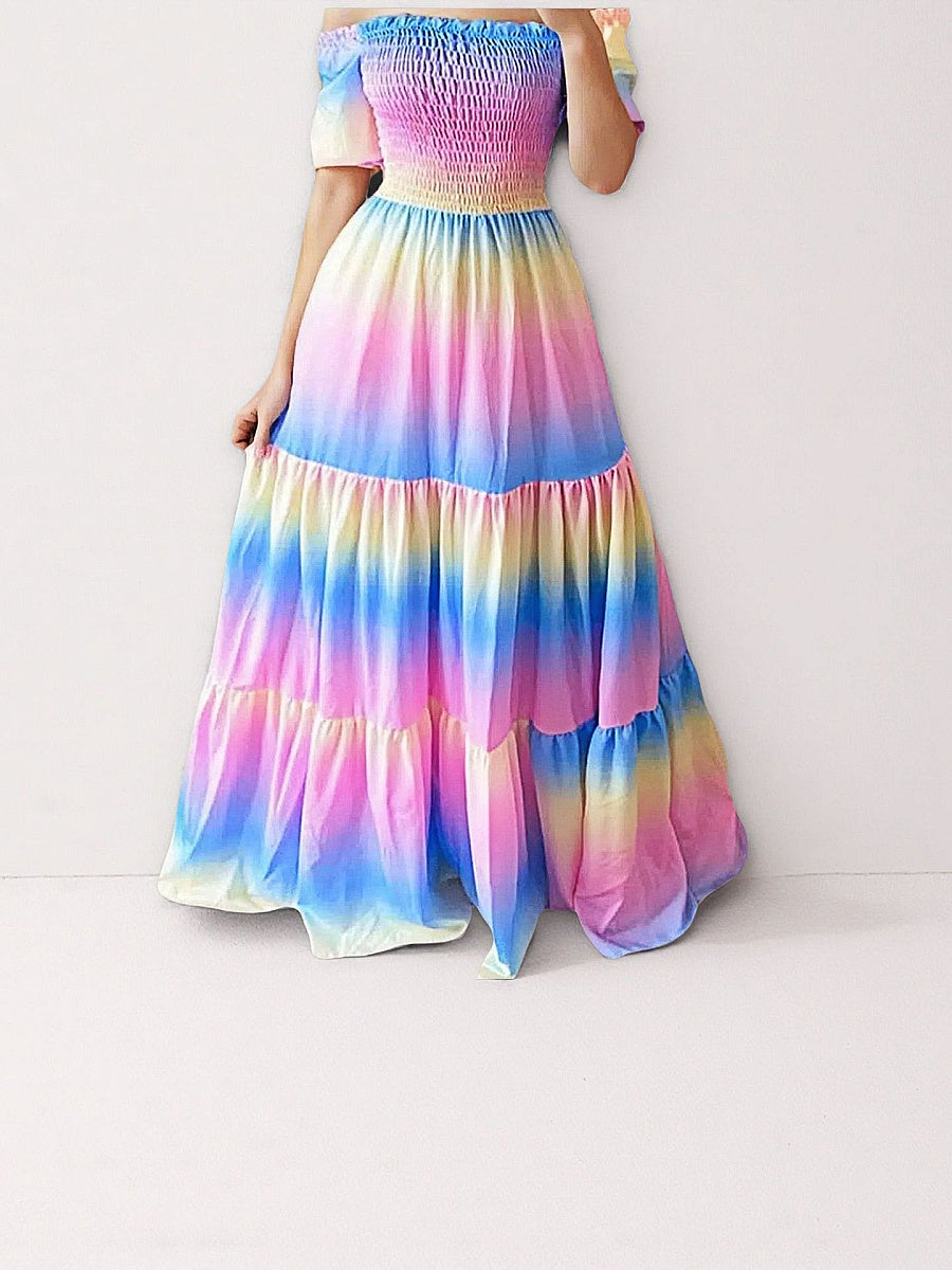 2025 Spring Summer Elegant Floral Dress