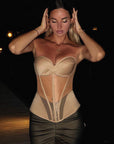 Chic Strapless Top with Bust Pads