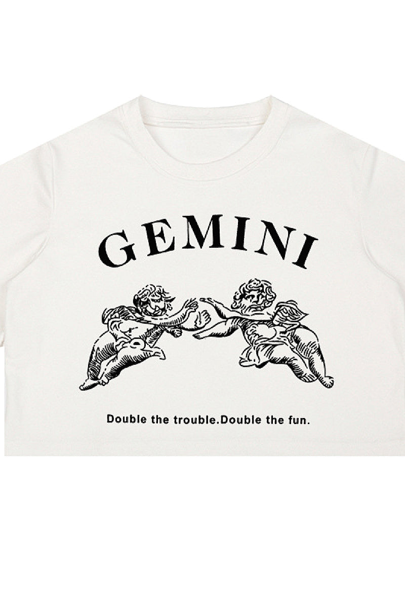 Trendy Short Sleeve Crop Top for Women