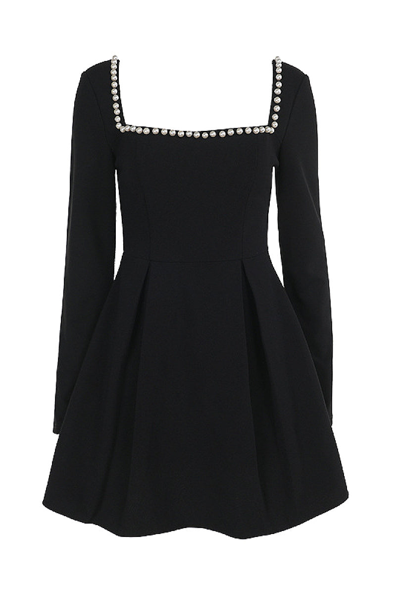 Muse Square-Neck A-Line Dress