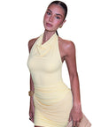 Elegant Simple Off-Shoulder Bodycon Dress