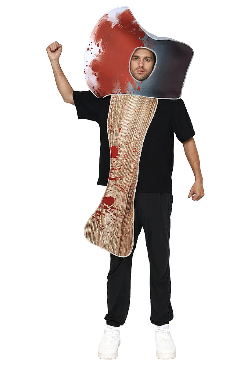 Halloween Stage Costume with Bloody Axe
