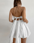 Elegant Simple White Dress for Summer