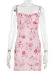 Summer Stylish Bodycon Dress with Floral Print