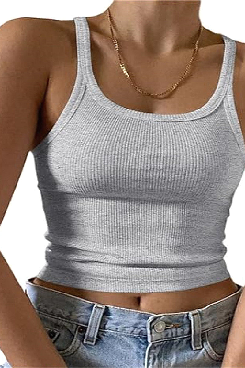 Summer Women's Crop Tank Top - Stylish and Trendy