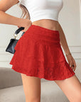 New Layered Lace Mini Skirt for Women