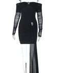 Chic Off-Shoulder A-Line Mini Dress