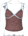 Fashionable Color Block Cami Top for Casual Wear