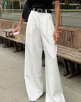 High Waist Straight Leg Pants for Women