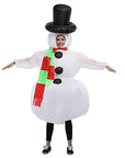 Inflatable Snowman Costume for Festive Parties