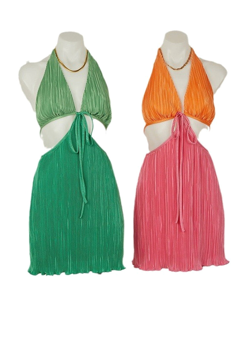 Summer Sexy V-Neck Backless Dress for Women