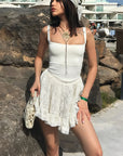 Elegant A-Line Lace Skirt for Women