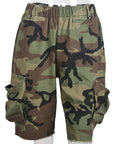 Summer Casual Loose Camouflage Pocket Shorts
