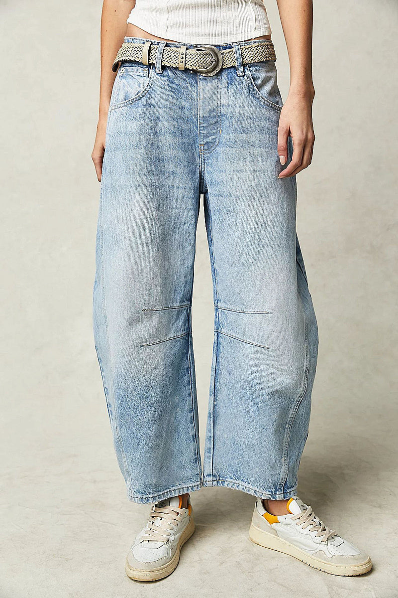 Casual Loose Wide Leg Jeans for Women