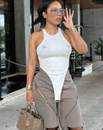 Trendy Summer Women's Sexy Jumpsuit with Hollow Design