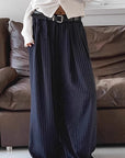 Fashionable Color Block Wide Leg Pants for Women